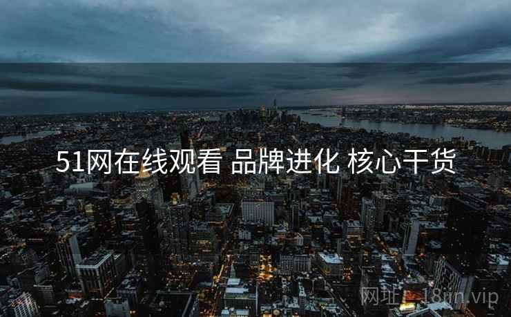 51网在线观看 品牌进化 核心干货 51网在线观看 品牌进化 核心干货