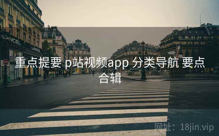 重点提要 p站视频app 分类导航 要点合辑 重点提要 p站视频app 分类导航 要点合辑