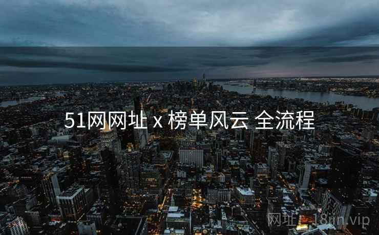 51网网址 x 榜单风云 全流程