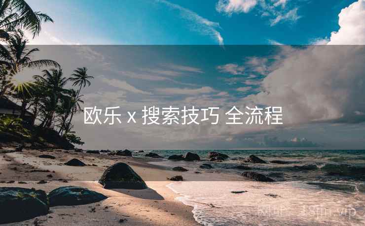 欧乐 x 搜索技巧 全流程 欧乐 x 搜索技巧 全流程