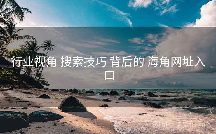 行业视角 搜索技巧 背后的 海角网址入口